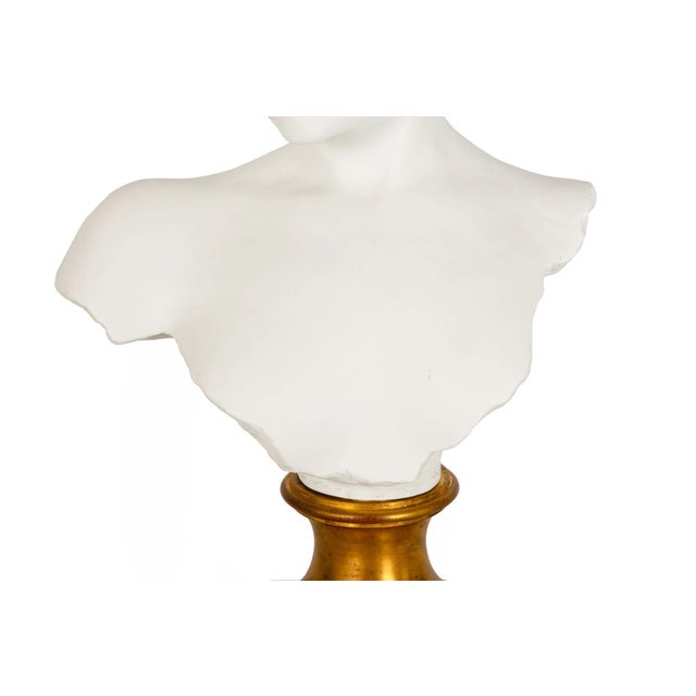French Parian Porcelain Bust of “Tanagra” After Emmanuel Villanis Ca. 1890 For Sale - Image 6 of 12