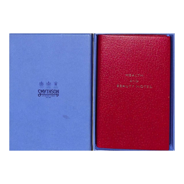 Vintage "Smythson Health and Beauty Notes" Book For Sale