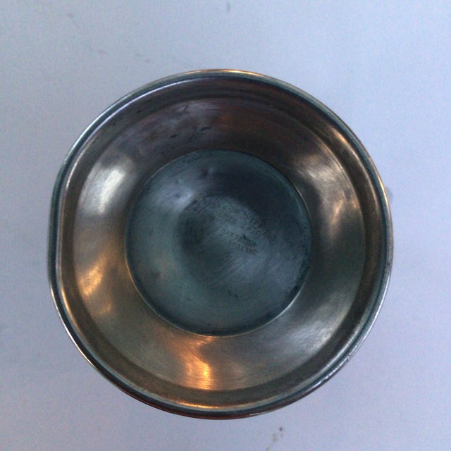 Metal 1973 “Sacramento Orchid Society, Best Phalaenops” English Pewter Tankard Trophy by Leonard Eales Sheffield England For Sale - Image 7 of 12