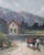 Green Stevens, Southern European Lakeside Landscape, Oil on Canvas, Mid-20th Century For Sale - Image 8 of 10