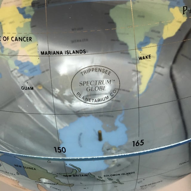 Mid-Century Modern Trippensee Planetarium Acrylic Spectrum Globe on Stand For Sale - Image 9 of 13