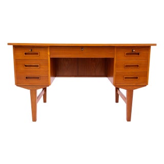 Vintage Danish Teak Desk, 1960s For Sale