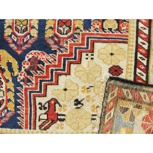 Blue Antique Caucasian Khile (Kuba District) Rug For Sale - Image 8 of 9