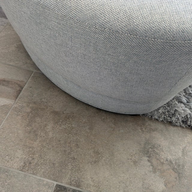 Curved Ottoman For Sale - Image 4 of 5
