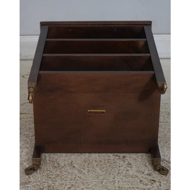 Baker Milling Road Italian Distressed Finish Tiered End Table For Sale - Image 12 of 13