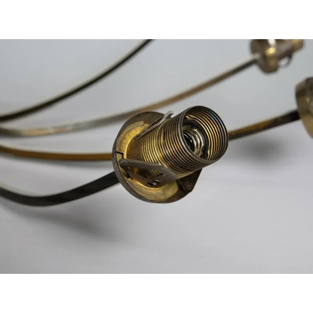 Mid-Century Modern 10-Light Spider Sputnik Lamp, 1960s For Sale - Image 3 of 12
