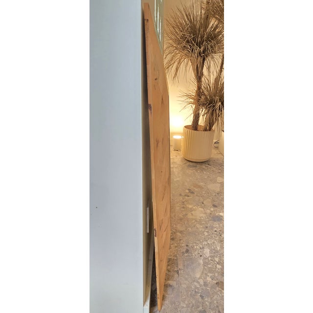 Large Vintage Coconut Shell Mirror For Sale - Image 9 of 11