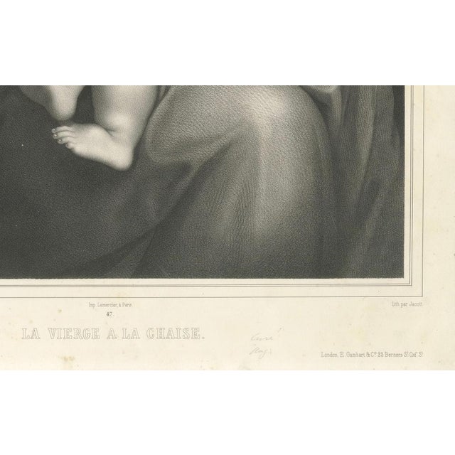 After Raphael, Madonna and Child, 1850, Print For Sale - Image 3 of 10