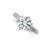 Metal Tiffany & Co Platinum Diamond Engagement Ring 0.85ct, Size 5.25 For Sale - Image 7 of 12