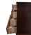 Brown Stanley Furniture Stoneleigh Collection Solid Banded Mahogany 46" Five Drawer Chest 8713-01 For Sale - Image 8 of 13