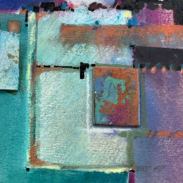 2010s Original Contemporary Mixed Media Geometric Abstract Painting by Cher Thompson For Sale - Image 5 of 11