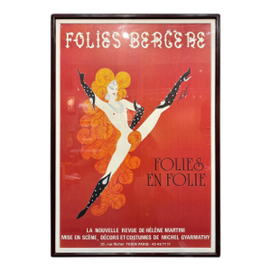 Folis Bergere Poster by ERTE