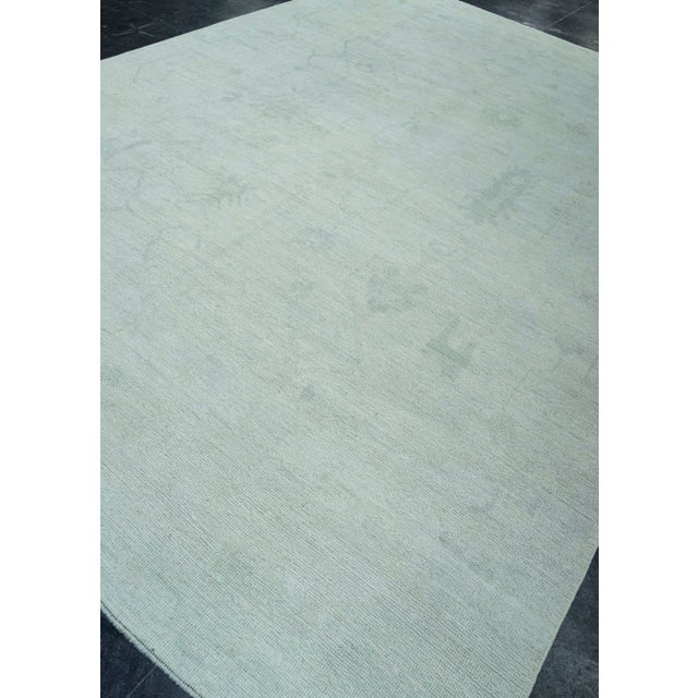 Gray Turkish Oushak Rug 8'7" x 11'11" #20027 For Sale - Image 8 of 8