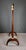 Large Empire Style Mirror in Mahogany with Cheval Glass, 1800s For Sale - Image 10 of 15