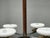 Czech Art Deco Chrome and Opaline Glass Chandelier in Walnut, 1930s For Sale - Image 9 of 17