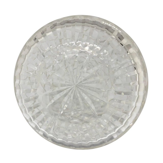 A fine vintage cut crystal "ship's" decanter. It is blown and cut and is probably English or Irish. Condition is...