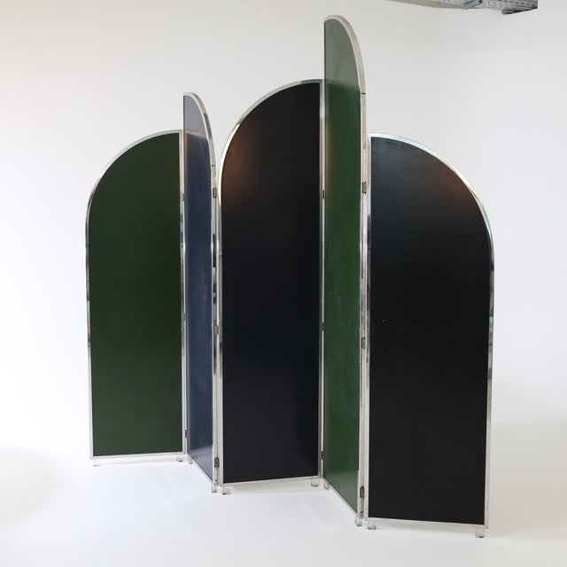 1970s Colorful Modernist Folding Screen by Sandro Petti For Sale - Image 12 of 18
