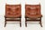 Made in Norway by Westnova, designed by Ingmar Relling, model "Siesta", a beautiful set of lounge chairs comprising of a...