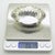 Vintage Italian Genuine Silver 800 Diamond Pattern Mini Bowl Coin Tray, Brescia, 1970s For Sale - Image 9 of 11