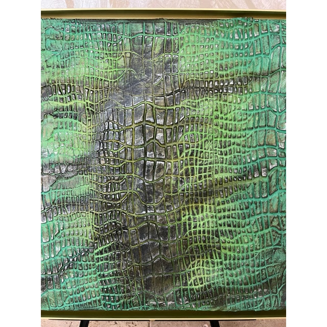 Green Exotic Canvas Art - Designed by Cheryl P. Kohloff For Sale - Image 4 of 8