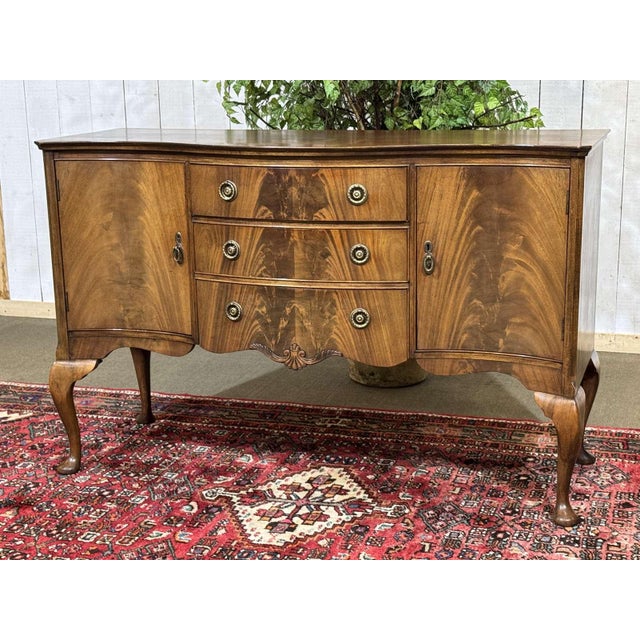 1930s English Chippendale Mahogany Sideboard, 1930s For Sale - Image 5 of 17