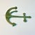 Metal 1970s Vintage Nautical Coastal Arts & Crafts Cast Iron Anchor Wall Hook For Sale - Image 7 of 9