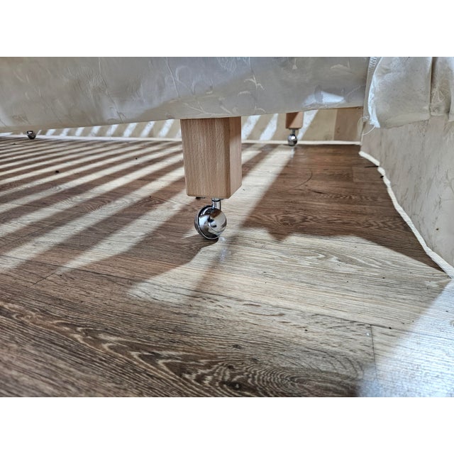 Vintage Single Upholstered Bed with Mattress and Frame, 1960s For Sale - Image 10 of 13