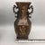 Bronze Pair of Chinese Gilt Bronze Hexagonal Vases With Phoenix & Peony Motif For Sale - Image 8 of 8