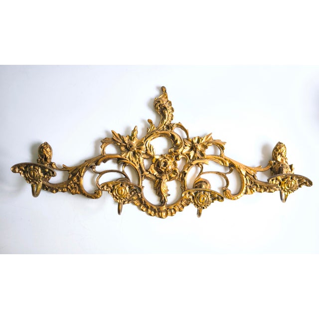 French Imperial-Style Bronze Coat Rack From the 1950s For Sale - Image 13 of 14