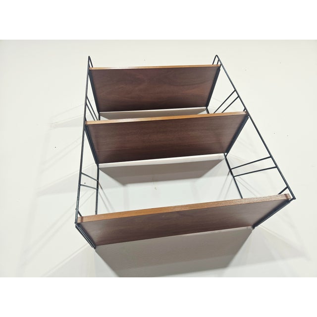 Mid-Century Modern Wall Shelf by Kajsa & Nils Nisse Strinning, 1960s For Sale - Image 9 of 14