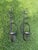 Spanish Revival Hand-Forged 25” Metal Wall Candle Sconces With Verdigris Patina, a Pair For Sale - Image 3 of 10