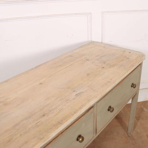 Wood English Potboard Dresser Base For Sale - Image 7 of 8