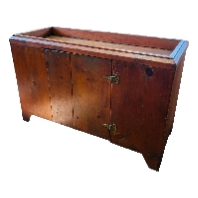 Beautiful Primitive 18th Century Dry Sink Storage Cabinet For Sale