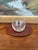 Metal Vintage Hand-Hammered Copper Plate With Patina. For Sale - Image 7 of 10