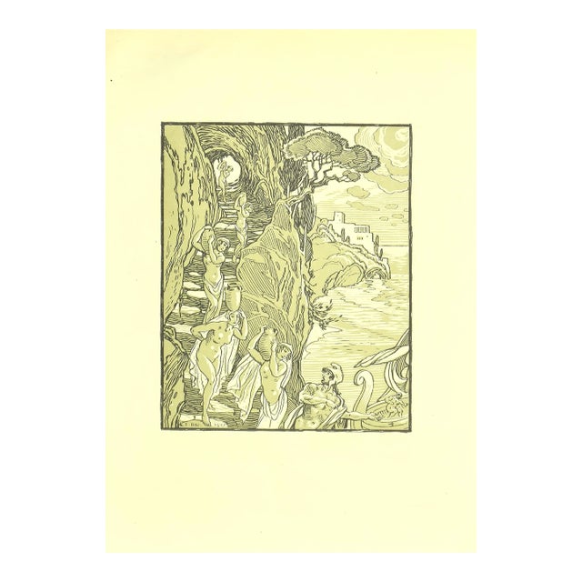 Ferdinand Bac , Handmaids and Sailors , Original Lithograph by F. Bac , 1922 For Sale