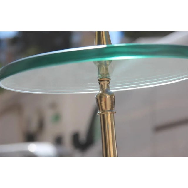 Vintage Marble Side Table For Sale - Image 4 of 9