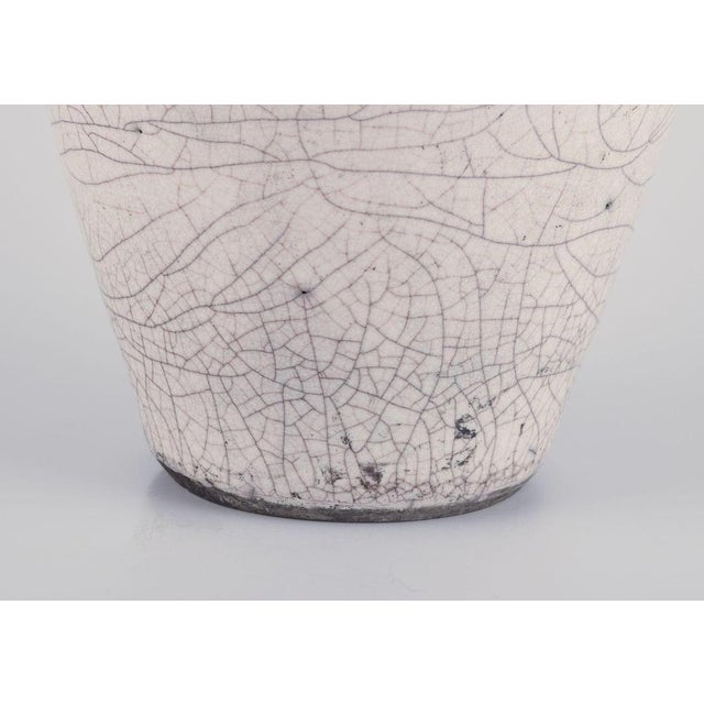 Swedish Ceramic Lidded Vase by Anita Wederbrand For Sale - Image 4 of 10