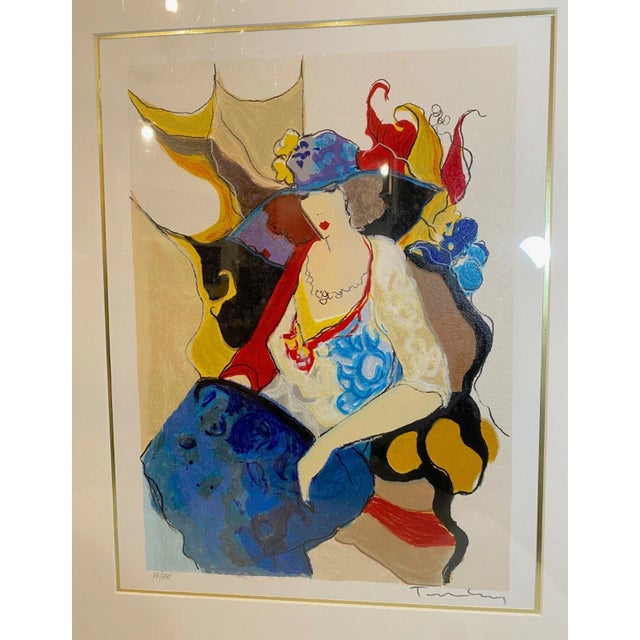 Up for sale is a very high quality limited edition original ITZCHAK TARKAY screen print serigraph titled Grace 2. This...
