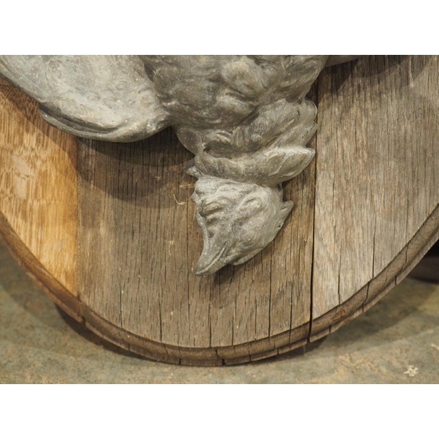 Late 19th Century Pair of Circa 1890 Weathered French Hunt Trophies on Natural Oak Oval Panels For Sale - Image 5 of 18
