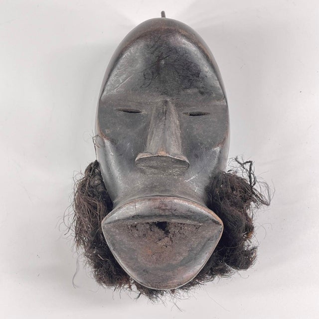 Early 20th Century Dan Passport Mask with Beard Côte d'Ivoire For Sale In Denver - Image 6 of 8