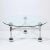 Mid-Century Modern Polished Chrome & Glass Cocktail with Spherical Detailing For Sale In New York - Image 6 of 13