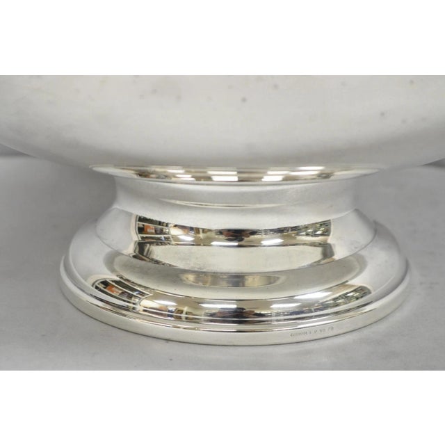 Vintage Gorham Newport Yb 271 Victorian Silver Plated Grapevine Punch Bowl For Sale - Image 10 of 17