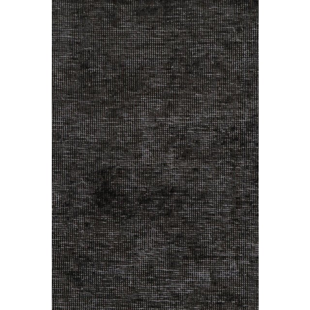 1970s Vintage Persian Rug With Black and Brown Patterns by Rug & Kilim For Sale - Image 5 of 7