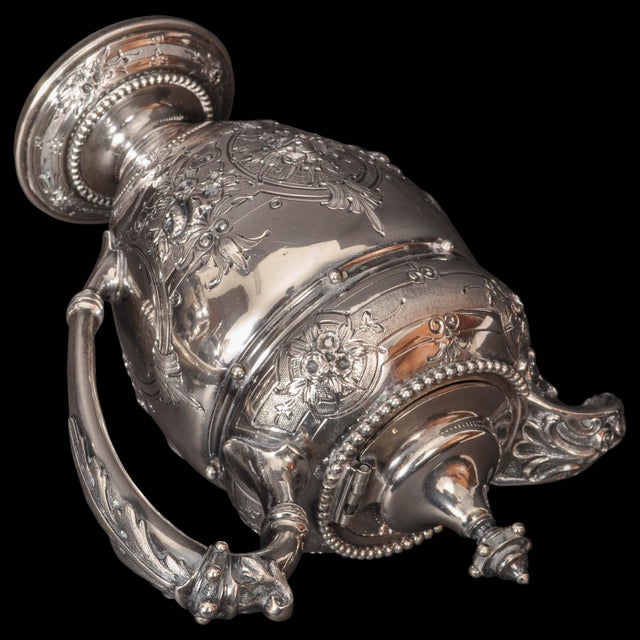 Antique American Gorham Coin Silver Mary Todd Lincoln Tea & Coffee Service, 1861 - 7 Pieces For Sale - Image 12 of 12