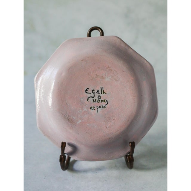Émile Gallé French Faience Whimsical Animal Plate, Late 19th C For Sale - Image 10 of 15