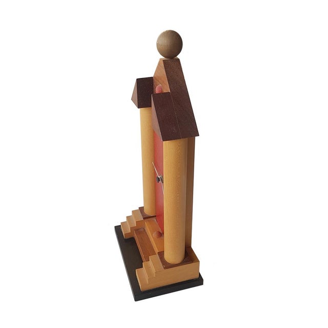 Postmodern Table Clock by Pirondini, 1980s For Sale - Image 4 of 9