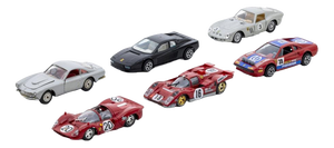 20th Century Miniature Ferrari Cars, Set of 6
