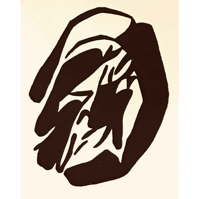 Artist: Jean Arp Country: France Title: Untitled – A18 Medium: Woodcut Marks: Not signed, not numbered Paper size: 10.20 x...