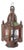 Handcrafted Moroccan Tole and Glass Lantern, Moorish Style, 1960 For Sale