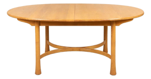 Vintage Oval Saville Dining Table in Elm from Ercol